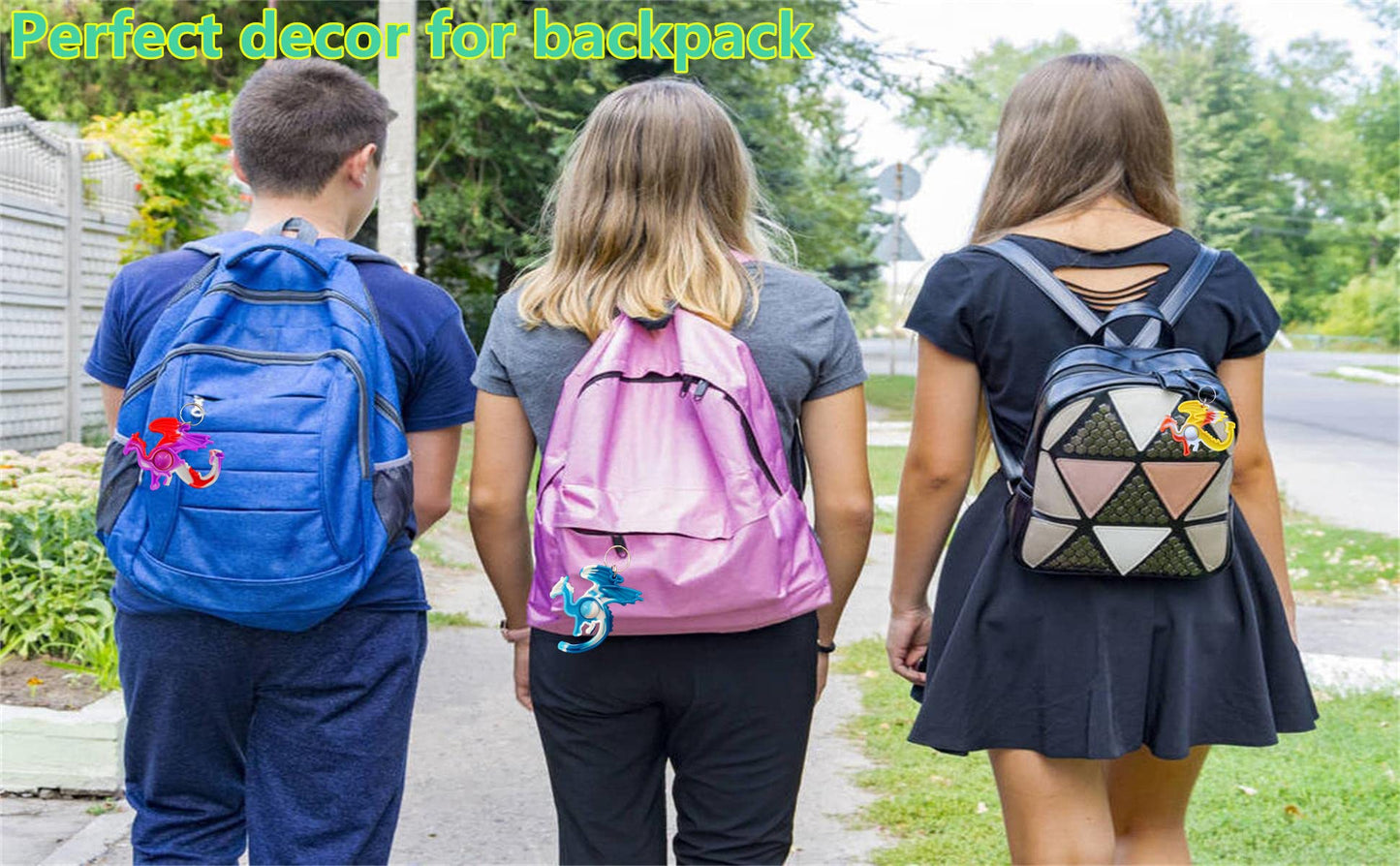 Roaqua 24 packs Dragon Bulk Mini pop Fidget Gifts for Holiday Boys and Girls Kids Party Favors Supplies and Classroom Students P