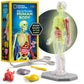 National Geographic Human Body Model For Kids That Glows In The Dark - 32-Piece Interactive Anatomy Model With Bones, Organs, Mu