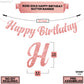 Katchon, Cursive Glitter Rose Gold Happy Birthday Banner - Pre-Strung, 10 Feet, No Diy | Pink Happy Birthday Banner For Rose Gold Birthday Decorations | Happy Birthday Sign, Happy Birthday Decorations
