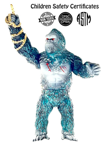 Twcare King Kong Vs Godzilla Action Figure Fight Mode Gorilla Ape Solid Wild Movie Series, Travel Bag