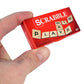 World'S Smallest Scrabble, Miniature Magnetic Board, 98 Letters, 5 Blank Tiles & Portable Case, Family Game, Classic Scrabble Game, Perfect For Stocking Stuffers, Easter Gifts, Party Favors, Ages 8+