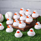Deekin 50 Pcs Baseball Rubber Ducks 2 Inch Middle Ducks Bulk Baseball Theme Party Favors For Birthday Party Game Gifts
