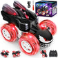 Innofans Remote Control Car for Boys, 360 Rotating 4WD Stunt RC Cars with Cute Cool LED Lights, 2.4GHz Rechargeable Car Toys Bir