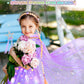 Dolnow Light Up Princess Dress Up Clothes For Little Girl, Princess Dresses Princess Cape Crown Toys For 3 4 5 6 Girls