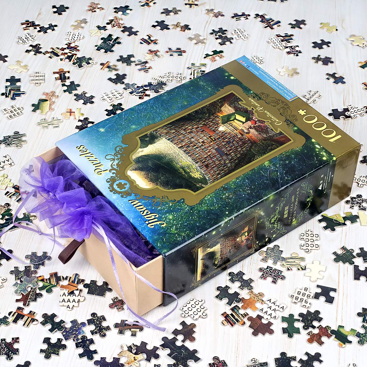 Ingooood- Jigsaw Puzzles 1000 Pieces for mature-themeds- Fantasy Series- Collection Pavilion_IG-0292 Entertainment Toys for mature-themed Special Graduation or Birthday Gift Home Decor