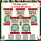 Outus 50 Pieces Christmas Scratch Off Cards Stickers Christmas Hawaii Party Games Vouchers Festive Raffle Tickets Holiday Business Prize Drawings For Kids Adults Families Events Groups (Ugly Sweater)