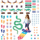 Sensory Path Decals For Floor & Wall | 126 Educational And Interactive Stickers For Kids | Sensory Walk Decals | Sensory Stimula