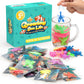 IPIDIPI TOYS Water Growing Sea Creature Toys – Ocean-Themed Party Favors, Medium, Colourful, Pack of 52, Plastic, Model GS02