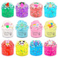 12 Pack Christmas Slime kit with 8 Clear Slime & 4 Butter Slime, Jelly Cube Crunchy Crystal Slime for Birthday Party Favor, Supe