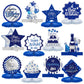 Clabby 12 Pieces Happy Birthday Decorations Birthday Honeycomb Centerpieces For Table Decorations Birthday Honeycomb Table Toppe