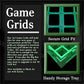20 Pack Of Game Grids For Carcassonne Board Game Night - Green Game Grids For Strategy Game For Kids And Adults