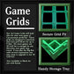 Generic 20 Pack Game Grids for Carcassonne - Lime Green PLA, 27"x27" Strategy Game Accessories for Kids & Adults