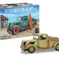 Revell 85-4516 1937 Ford Pickup Truck 2N1 W/Surf Board Model Car Kit 1:25 Scale 162-Piece Skill Level 4 Plastic Model Building Kit, Red
