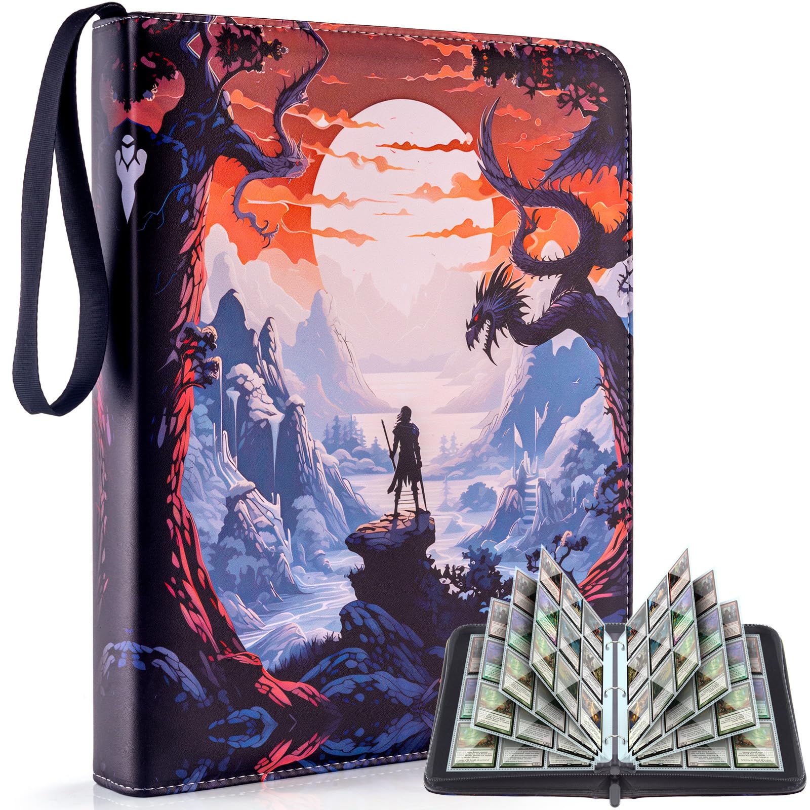 MewVeer Trading Card Binder for MTG/YGO/PTCG Cards  Holds 900 Cards  Trading Card Holder  Game Collection Card Album  Gifts for Boys/Girls