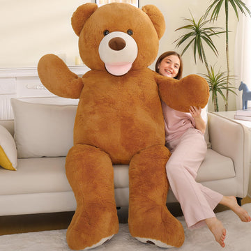 Maogolan Giant Teddy 6 Feet Tall, Valentines Gift - Adorable Human Size Bear Plush For Girlfriend, Boyfriend, Wife, Long Distance