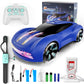 Dwi Dowellin Gesture Sensing RC Stunt Car,Drift Remote Control with Light Spray & Music - Boys Toys Age 6-8-12, Cool Birthday Gi