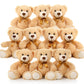 Maogolan Bulk Teddy Bear Baby Shower, 10 Packs Small Teddy Bear Stuffed Animals In Bulk,13.5' Small Stuffed Bears Plush For Wedding,Birthday,Christmas, Party Decorations