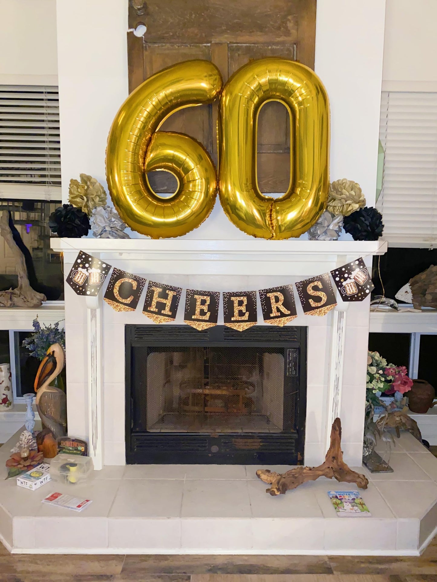 40 Inch Gold 16 Balloon Numbers, 16Th Birthday Decorations For Girl Boys, Number 16 61 Balloons, Large Foil Mylar Balloons For B