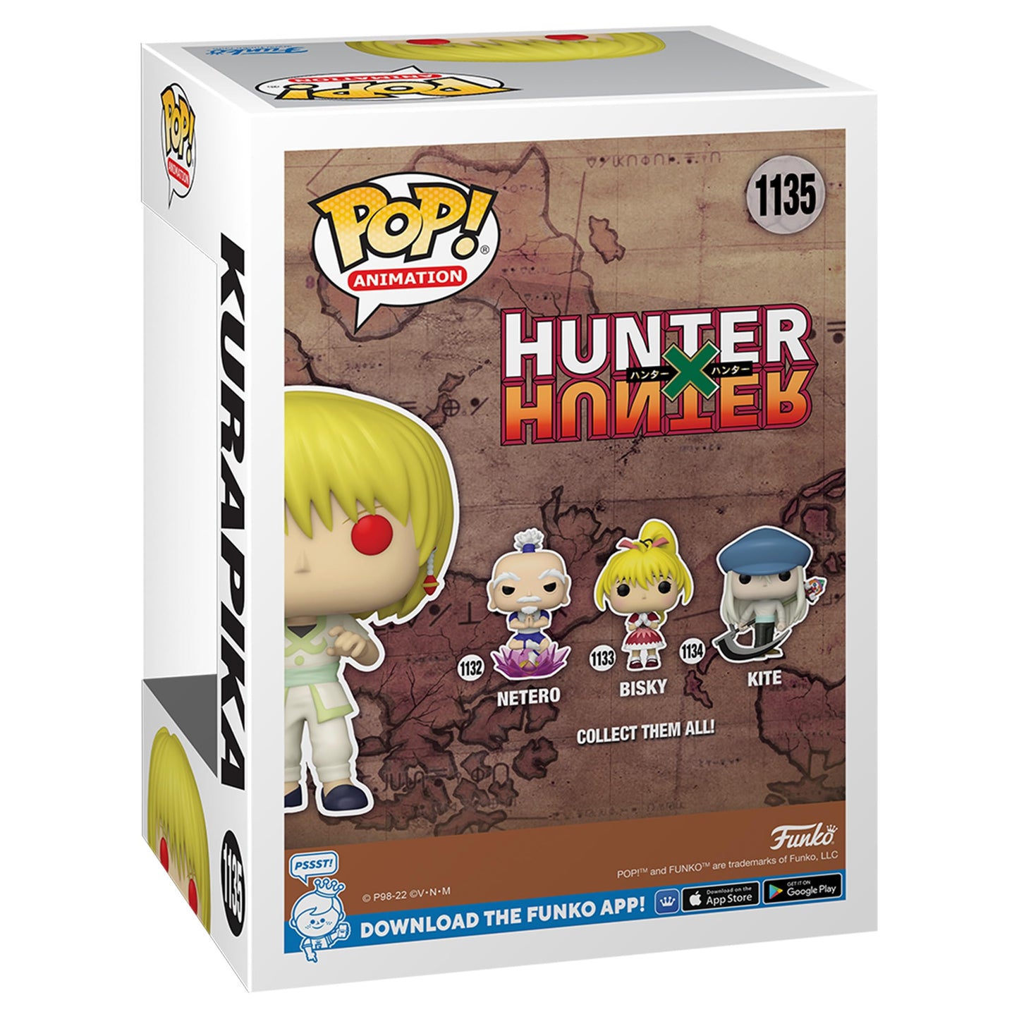 Funko POP! Animation Kurapika Vinyl Figure #1135 - Scarlet Eyes with Chain, Multicolor, 63217