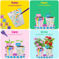 4 Set Paint & Plant Flower Gardening Kit - Gifts For Girls Ages 8-12, Arts And Crafts For Kids Ages 8-12, Kids Gardening Set, Bi