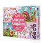 RatnaS 4 In 1 Unicorn Kingdom Jigsaw Puzzle For Kids |A Perfect Puzzle For Little Hands | 4 X 35 Pieces Jigsaw Puzzle, Multicol