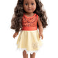 Little Adventures Twirl Princess Doll Dress (Island) - Doll Not Included - Machine Washable Child Pretend Play And Party Doll Cl