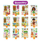 24 Sheets Summer Stickers, Hawaii Make A Face Sticker, Make Your Own Beach Tropical Cartoon Mix And Match Stickersaloha Tiki Tot