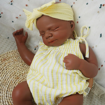 Silicone Reborn Baby Dolls-19.68 Inch Realistic Newborn Anatomically Correct Girl With Realistic Blood Vessels And Skin