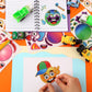 48 Piece Make a Face Own Stickers - Stickers for Kids Your Own Face Craft Reward DIY Birthday Party Supply with 8 Designs