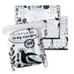 GSM Brands Disposable Airplane Tray Table Cover (Pack of 20) - Double Sided with 12 Games - Opaque White