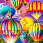 Springbok Magical Flight 1000 Piece Puzzle For Adults - Brilliant Hot Air Baloons
