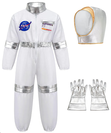 GZ-LAOPAITOU Astronaut Costume for Kids Space Jumpsuit Toddler Role Play Dress Up