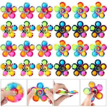 48 Pack Party Favors Fidget Spinners For Kids, Fidget Party Favor, Kids Return Gifts For Birthday Party Valentines Day Gifts Goodie Bags Stuffers For Kids Fidget Toys Classroom Rewards For Students