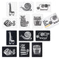 Wee Gallery Black And White Art Flash Cards For Babies, High Contrast Educational Animal Picture Cards, Baby Visual Stimulation, Brain And Memory Development In Infants And Toddlers - Original Animals