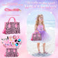 GIFTINBOX Kids Makeup Kit for Girl Toys, Washable Girls Makeup Kit for Kids with Bag, Makeup Sets for Girls Toddler Princess Toy