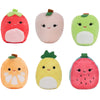 Squishville Mini Plush Fruit Squad - 2" Soft Minimallow Plush, Colorful Peach, Pineapple, Watermelon, Model SQM0083