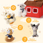 Iplay, Ilearn Baby Toys 3 6 12 Month Newborn Gifts, Infant Soft Farm Stuffed Animal Rattles Plush Barn, First Easter Basket Shower Stuffer, Boy Girl Sensory Hand Development Toy 0 2 4 7 9M 1 Yr - Farm