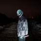 Stobbod Horror Clown Mask Scary Evil Killer Halloween Cosplay Mask Creepy Demon Masquerade Party Costume Accessories Full Head L