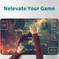 Rwutytiul Galaxy Cat Card Playmat 24 X 14 Inch With Tube Bag, Card Gameplay Board With Zones Commander Deck Mtg Rpg Ccg Tcg Card