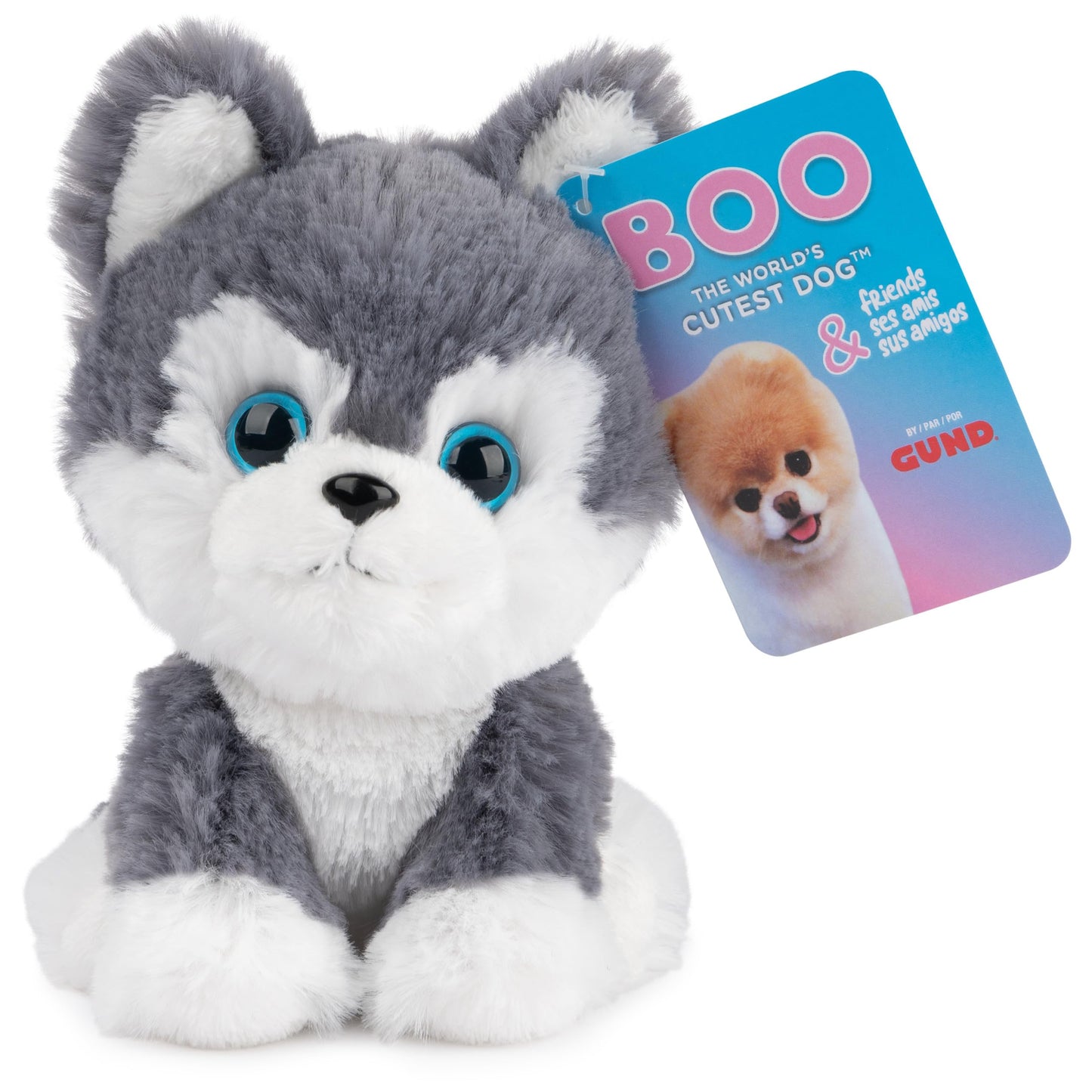 Gund Boo, The Worlds Cutest Dog, Boo & Friends Collection Husky Puppy, Stuffed Animal For Ages 1 And Up, 5