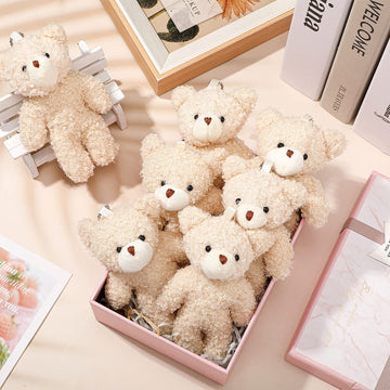 Hydren 40 Pcs Mini Bear Toy 4.7 Inch Stuffed Tiny Bear Valentine'S Party Gift Soft Keychain Mini Stuffed Animal Small Plush Join