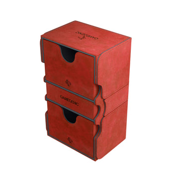 Gamegenic Card Deck Box - Deck Convertible Red 200Ct – Durable And Sturdy Tcg, Ocg Card Storage – Compatible With Pokemon Yugioh Commander And Mtg Magic: The Gathering Cards