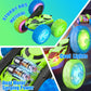 Remote Control Car for Kids RC Stunt Cars with Cool Wheel Lights 360 Rotating Boys Toys for Ages 6 7 8 9 10-12 Kids Gift Ideal(B