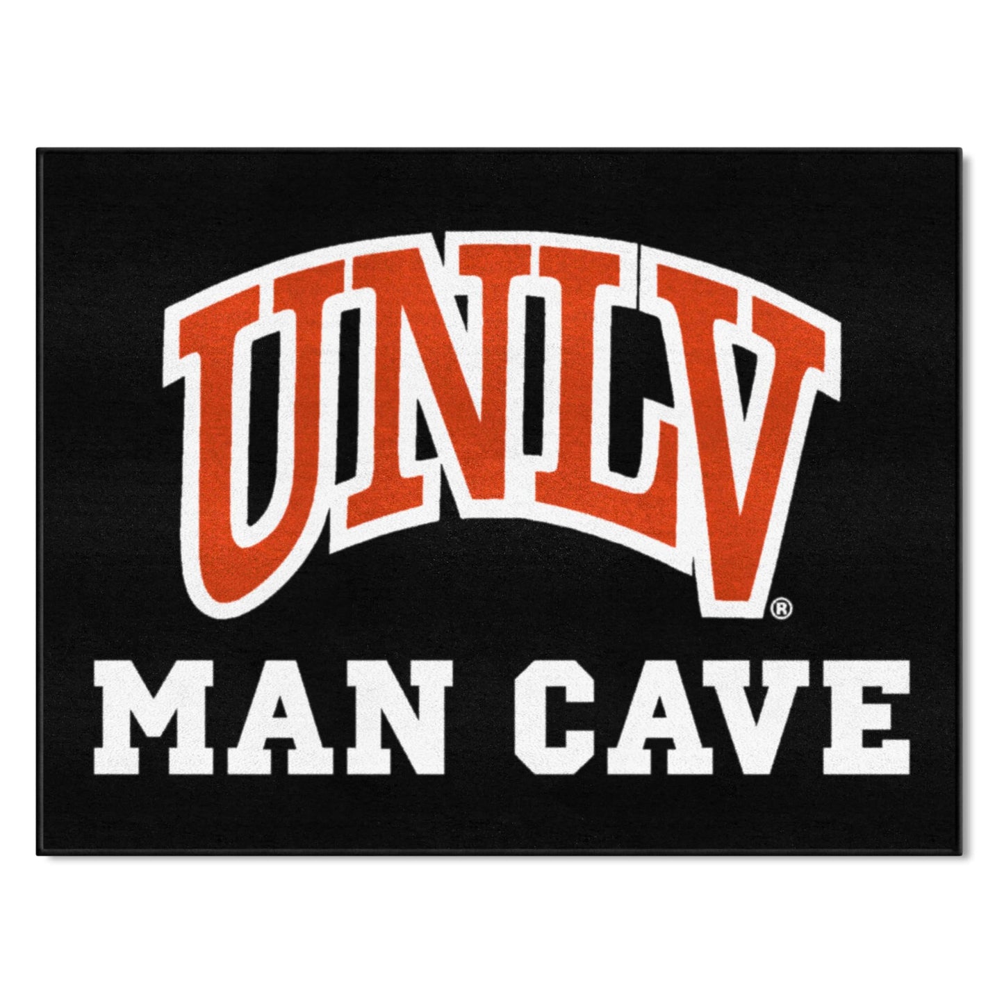 FANMATS 17338 UNLV Rebels Man Cave All-Star Rug - 34 in. x 42.5 in.