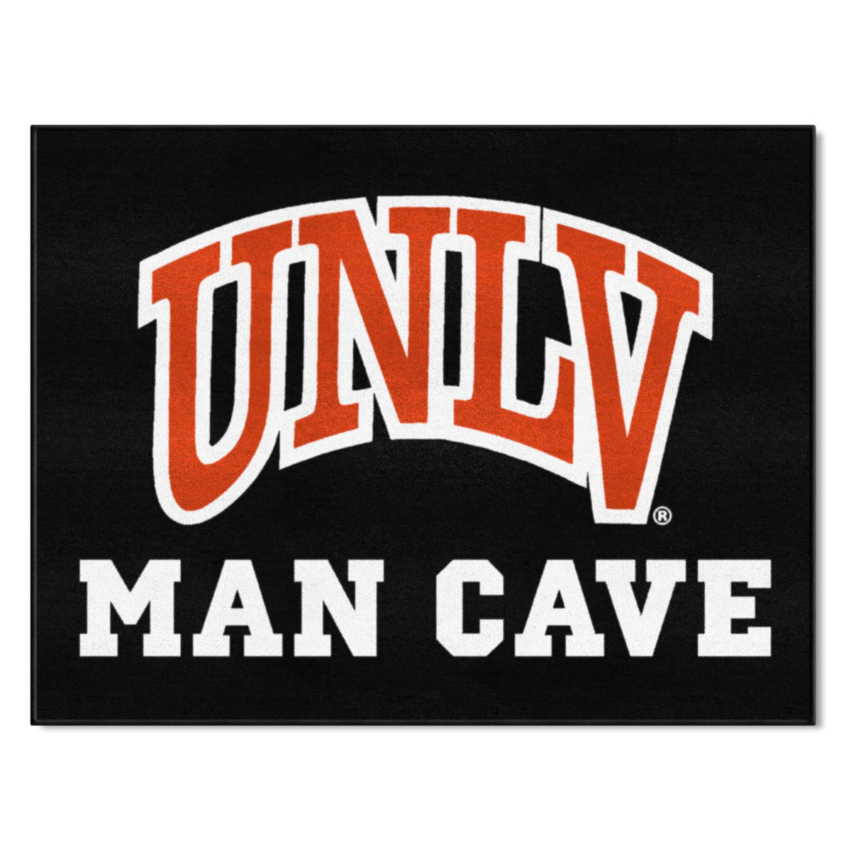 FANMATS 17338 UNLV Rebels Man Cave All-Star Rug - 34 in. x 42.5 in.