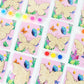 LARDUX Butterfly Party Favors, 24PCS DIY Wooden Arts & Crafts Painting Kit for Kid, Glow in The Dark Party Favors Family Crafts