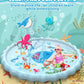 Epn Splash Pad, Extra Large Sprinkler Play Mat Fun For Kids, Thicker Summer Outdoor Water Toys Toddler Pool For 3-12 Years Old C