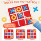 JoyCat Tic Tac Toe Strategic Board Game for Kids and Family,Birthday Party Favors,Classic Educational Toys for Goodie Bag Stuffe