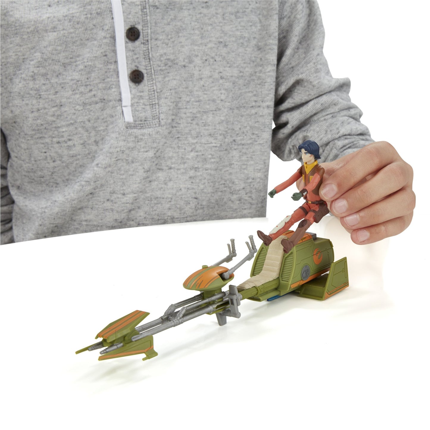 Star Wars R Ezra Bridgers Speeder Action Figure
