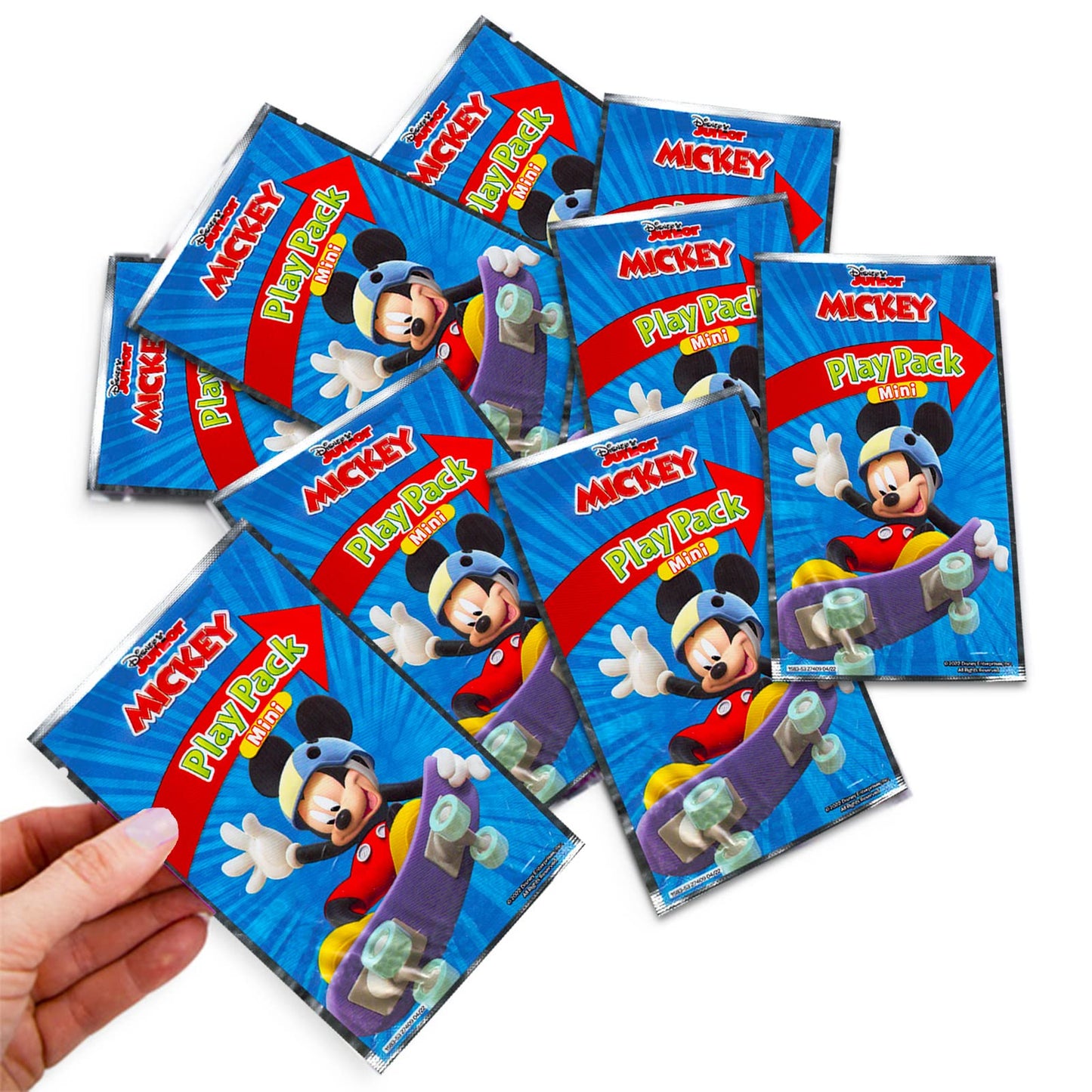 Beach Kids Disney Mickey Mouse Birthday Party Favors Set - Bundle with 24 Mickey Play Packs | Mini Coloring Books, Stickers, and